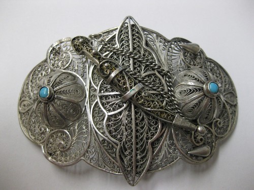Gürtelschnalle silber 800 - gürtelschnalle,