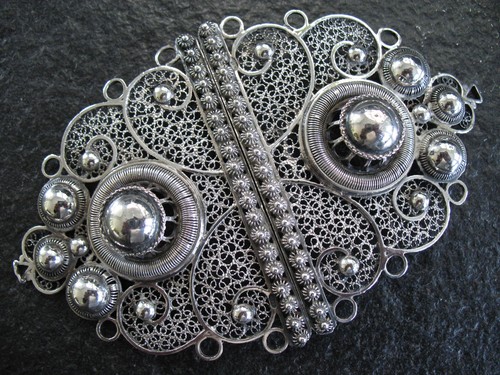 Gürtelschnalle silber 833 - gürtelschnalle,