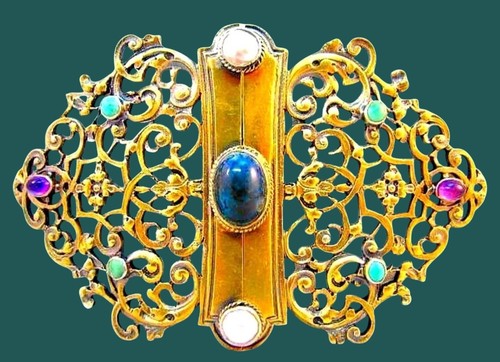 Gürtelschnalle silber 800 - gürtelschnalle,