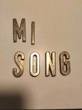 Schiebebuchstaben für