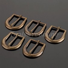 5 Stück Bronze Antik D-Ring